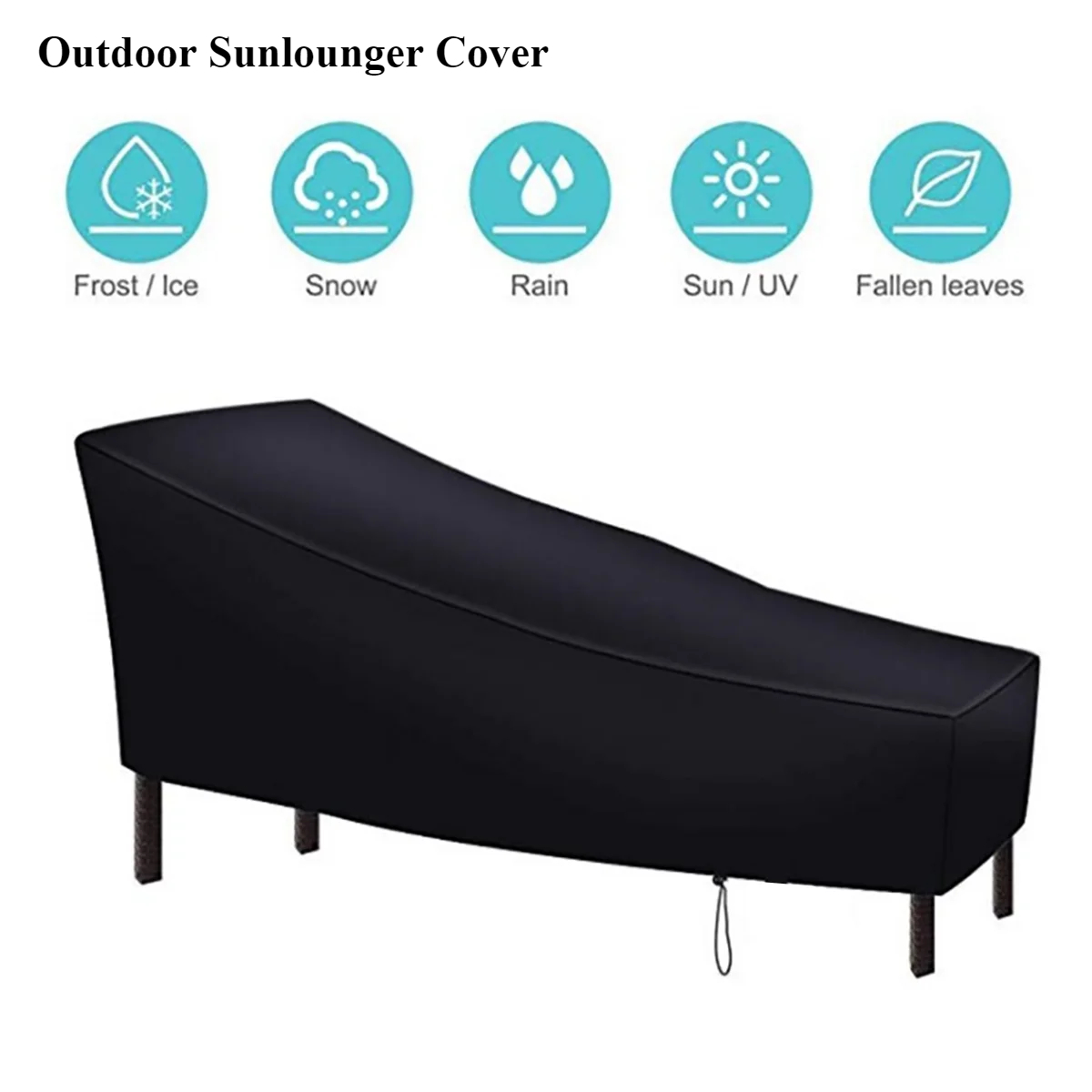 Outdoor Furniture Cover - Capa para Espreguiçadeira de Tecido Oxford,