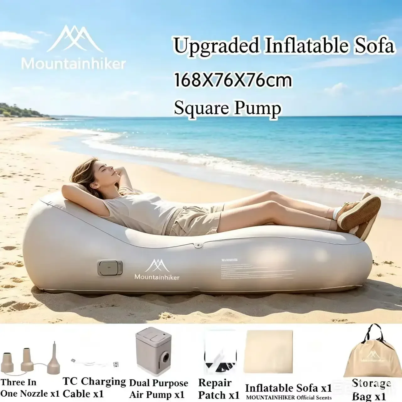 Outdoor Furniture Japanese Style - Novo Sofá Inflável para Exterior, Cadeira