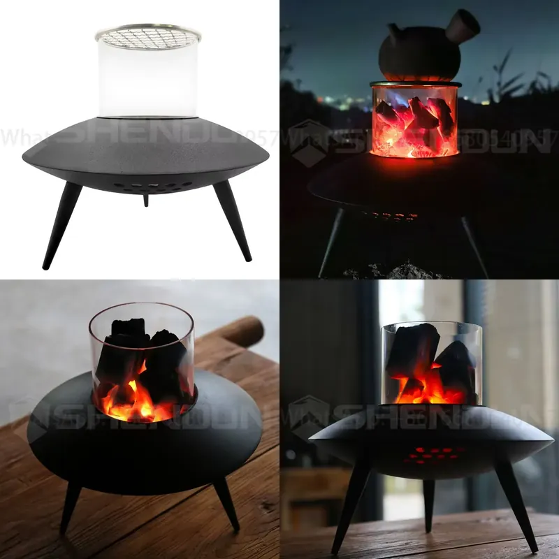 Fire Pit Bowl - Fogueira Portátil de Mesa Redonda de