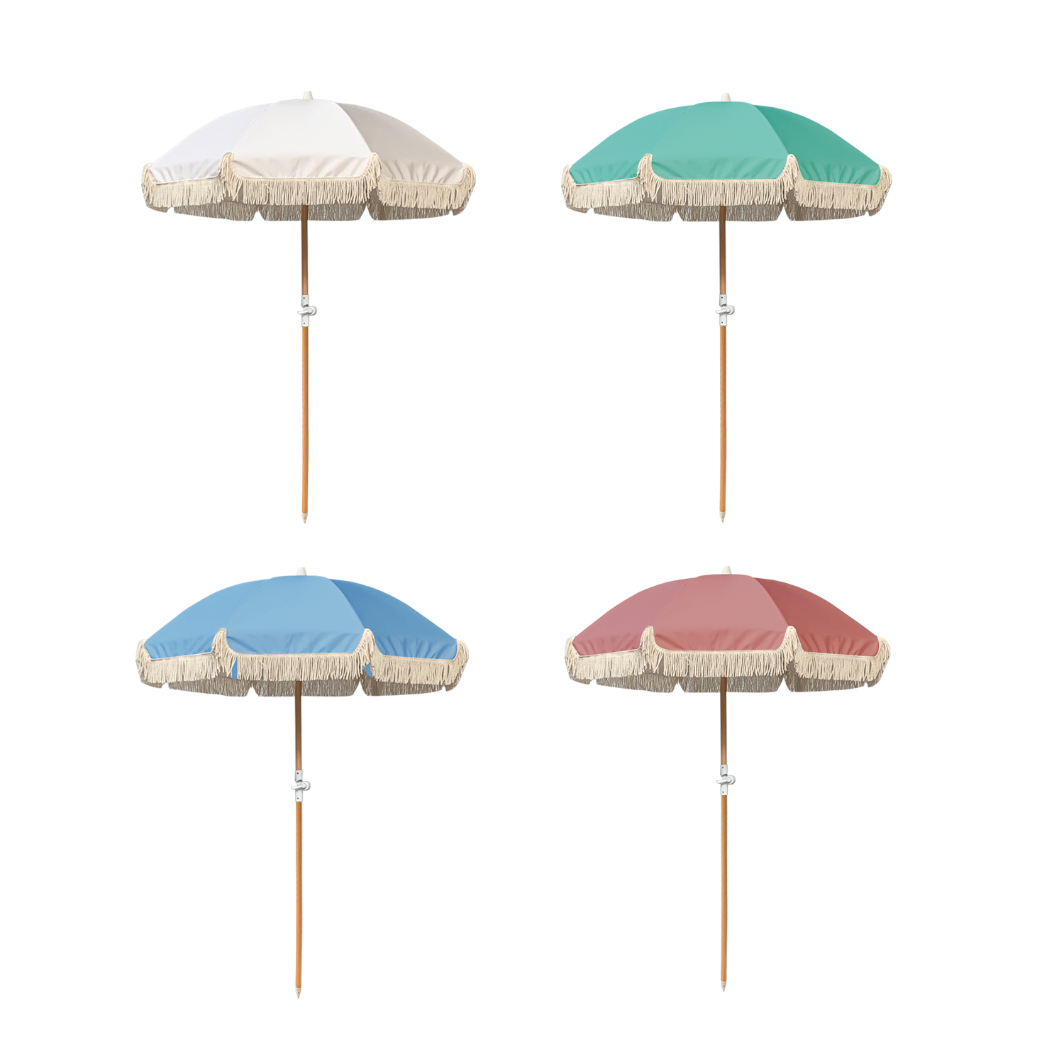 Outdoor Furniture In Bali - Guarda-sol de Praia Bali Boho Moderno
