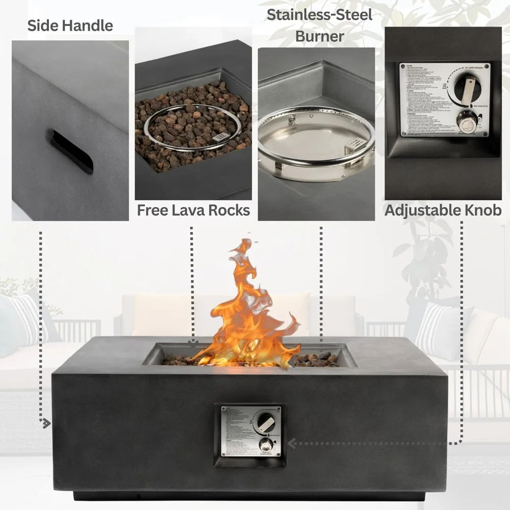 Mesa para fogueira de propano  - Fire Pit Bowl avaliação e preço
