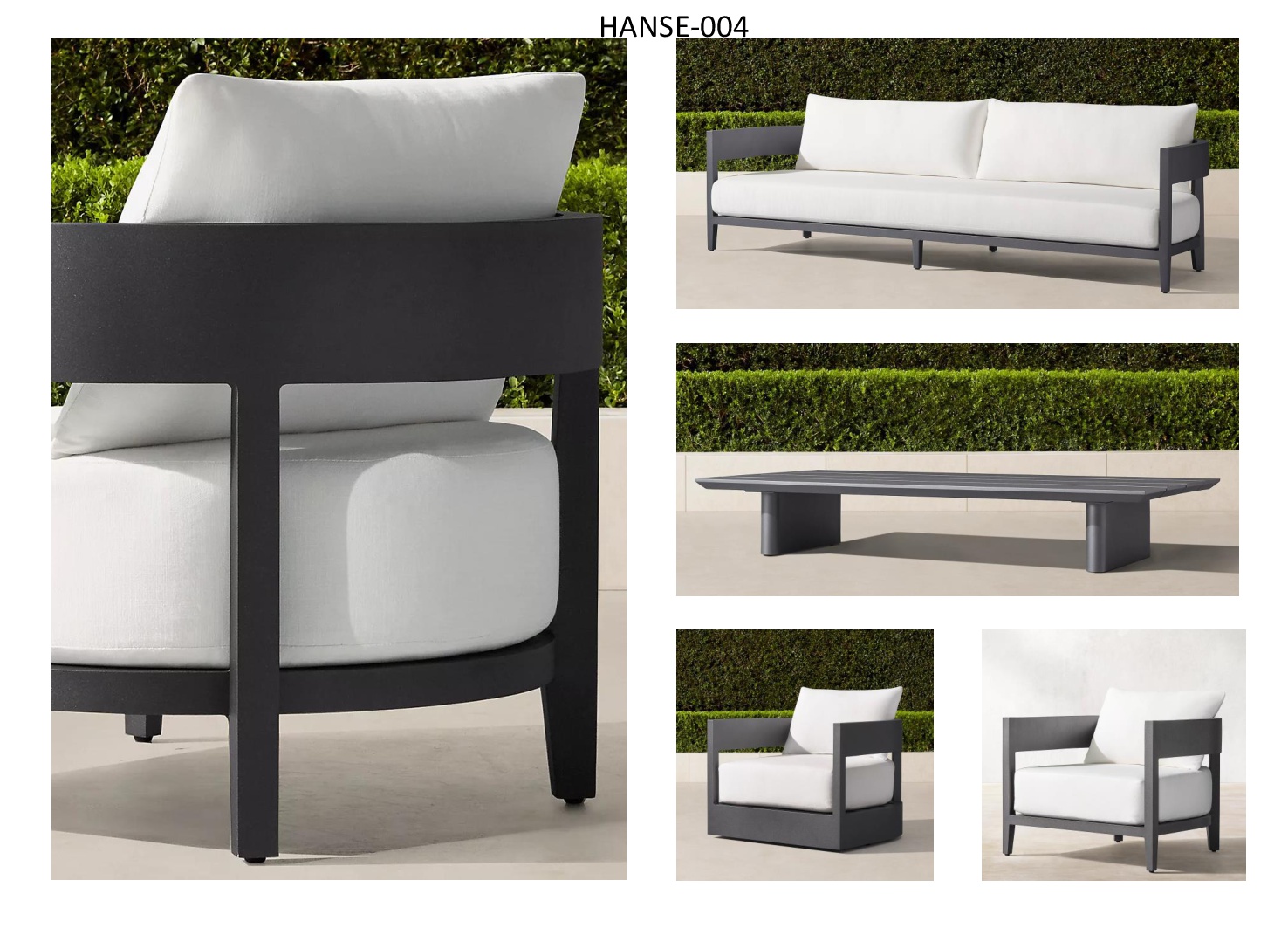 Conjunto de Sofás de Alumínio  - Outdoor Furniture Thailand avaliação e preço