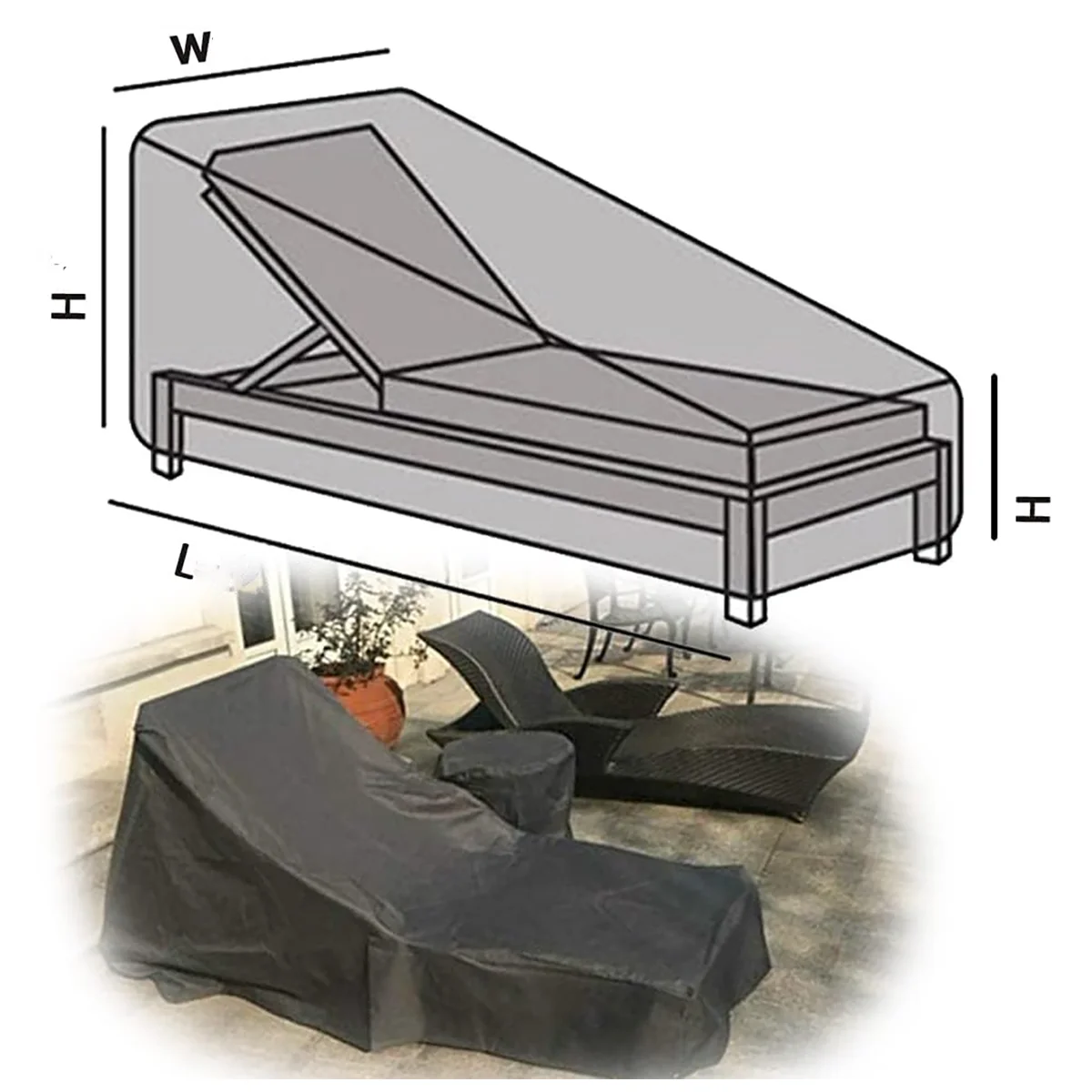 Capa para Espreguiçadeira de T - Outdoor Furniture Cover avaliação e preço