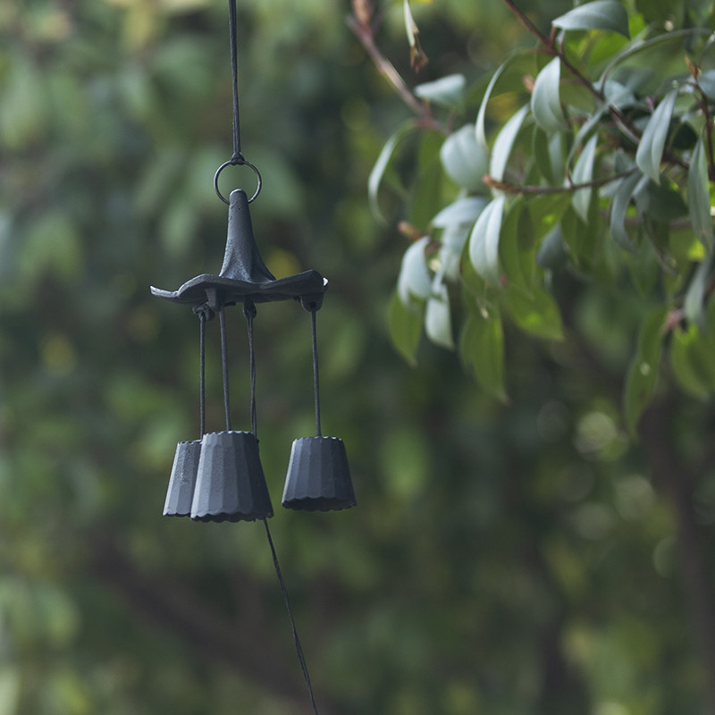 Sino de Vento de Ferro Trio Hi - Outdoor Furniture Japanese Style avaliação e preço