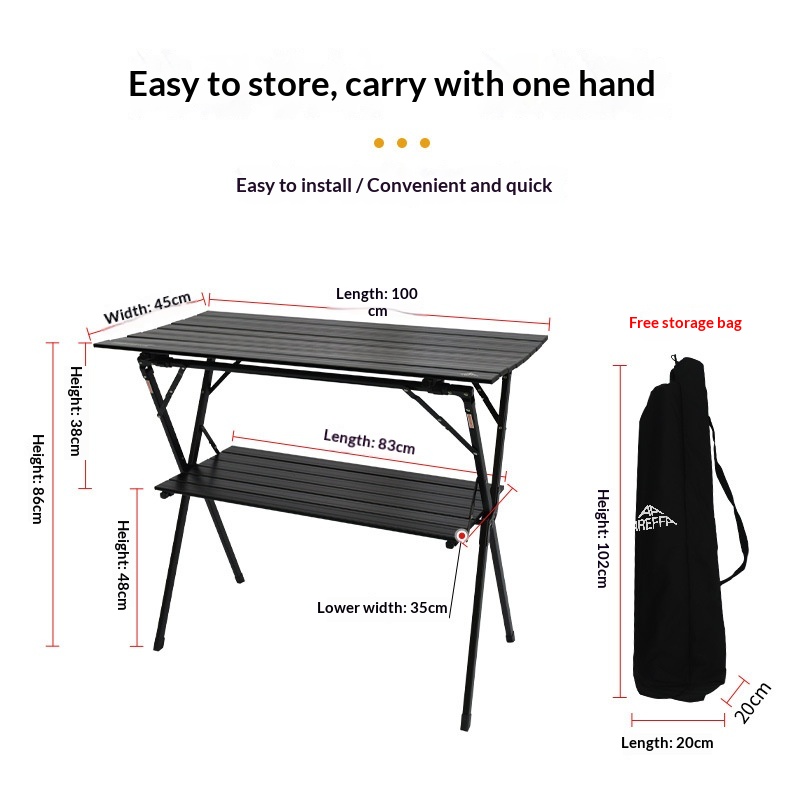 Mesa dobrável resistente à águ - Outdoor Furniture Japanese Style avaliação e preço