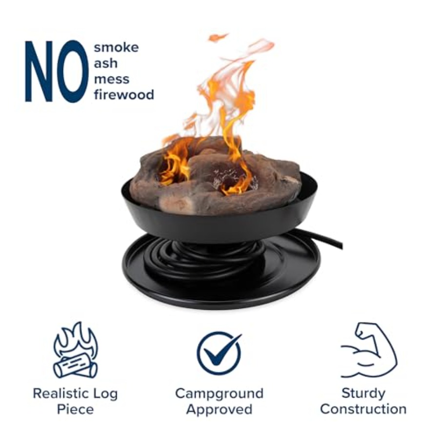 Caldeira portátil a gás propan - Fire Pit Bowl avaliação e preço
