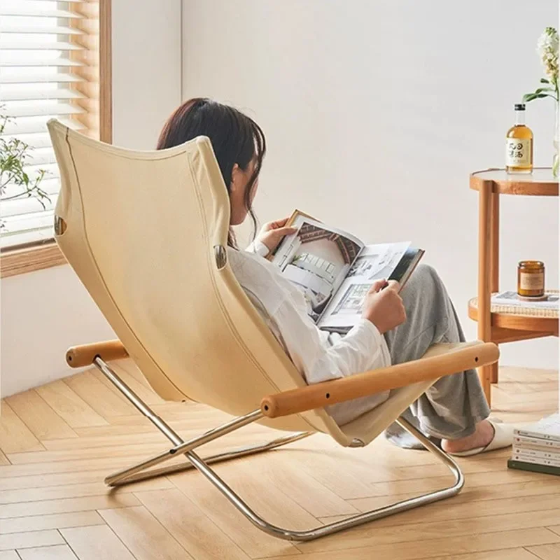 Japonês simples lona sofá chai - Outdoor Furniture Japanese Style avaliação e preço
