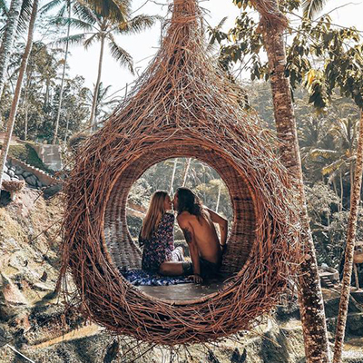 Cadeira suspensa de vime nórdi - Outdoor Furniture In Bali avaliação e preço