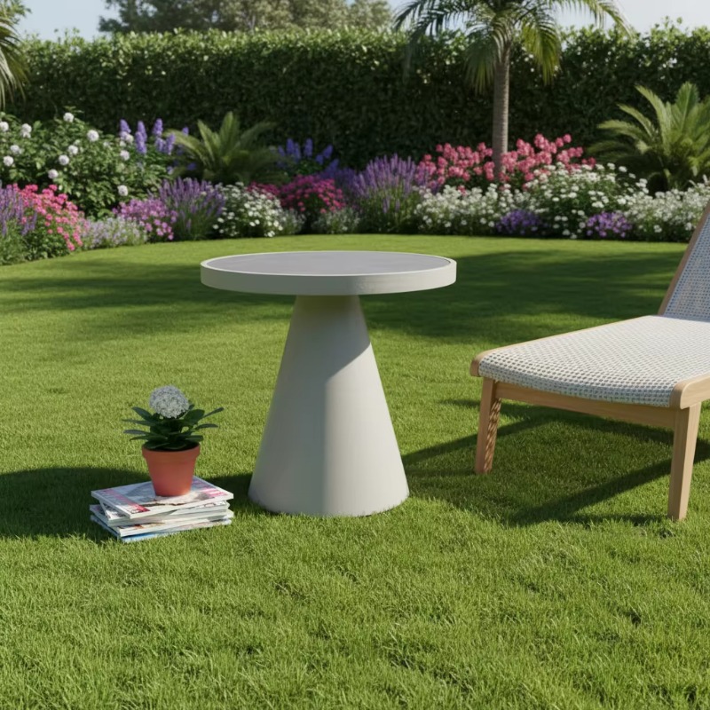 Mesa de Café Redonda Moderna E - Outdoor Furniture Japanese Style avaliação e preço