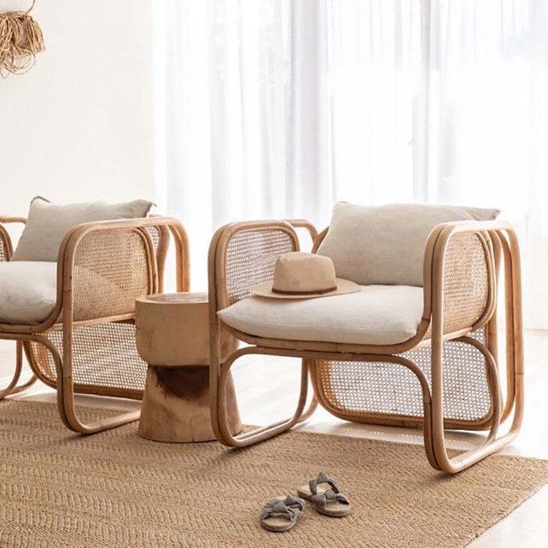 Conjunto de Sofá de Rattan Jap - Outdoor Furniture Japanese Style avaliação e preço