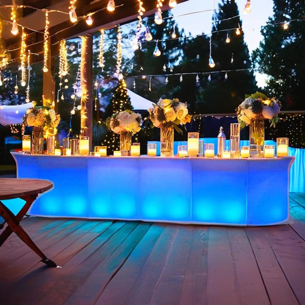 Mesa de Bar Iluminada LED à Pr - Outdoor Furniture Rental For Party avaliação e preço