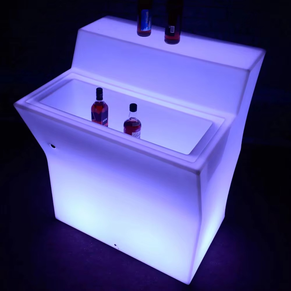 Mesa de Bar Iluminada LED à Pr - Outdoor Furniture Rental For Party avaliação e preço